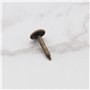 YINETTECH Lot de 200 clous ronds à tête bombée en laiton antique pour meubles, canapés, agrafes métalliques épaisses pour meuble