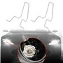 YINETTECH 4pcs Support de Clip Retenue d'ampoule de Phare Voiture Pince à Ressort Retenue d'ampoule de Phare de Voiture Pince de