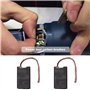 YINETTECH 2 Paires Balais de Charbon avec Arrêt Automatique 7x12x20mm Outil Électrique Meuleuse d'angle Moteur Balais de Charbon