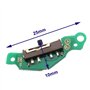 YINETTECH Commutateur d'alimentation ON OFF - Circuit imprimé de rechange - Pièce de réparation compatible avec console Sony PSP
