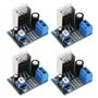 YINETTECH Lot de 4 modules d'amplificateur audio TDA2030A 6-12 V 18 W pour alimentation CC Système audio haut-parleurs DIY
