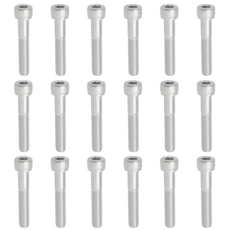 YINETTECH Lot de 15 Boulons à Tête Creuse pour Tige de Selle de Vélo M8 X 45mm en Acier Inoxydable 304 A2 Résistant à La Corrosi