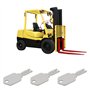 VGOL Lot de 10 clés de Chariot élévateur 166 1430 186304 51335040 A214062 compatibles avec Clark Compatible avec Hyster Compatib