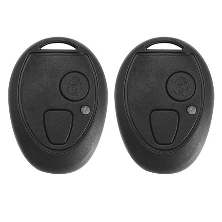 VGOL Lot de 2pcs Coques de Clé à Distance à 2 Boutons Compatible avec Rover 75 MG ZT Compatible avec Land Rover Discovery Téléco