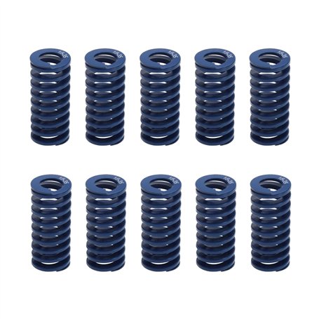 VGOL 10pcs Ressorts de Compression Presse à Charge Légère Ressorts Longs Légers Ressorts de Lit Chauffants 16 OD 35mm Compatible