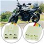 VGOL 1 Pièce de Câble Redresseur de Régulateur de Tension de Moto Accessoires de Régulateur de Tension à 5 Broches Faisceau de C