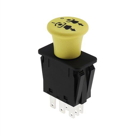 VGOL 1PC Interrupteur Prise Force Compatible avec John Deere L120 L130 D140 D150 D155 Compatible avec L2048 L2548 Tracteurs de P