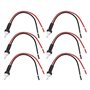 VGOL 6 Pièces T10 Prise Mâle Connecteur Fil étendu Adaptateur Prise Supports Assemblage pour Faisceau de Câblage 194 168 W-5 W p