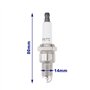 VGOL 2pcs Bougies Allumage pour Tondeuse à Gazon NGK BPR4ES 97226 Filetage 14 Mm Adaptées Aux Petits Moteurs Outils de Jardin To
