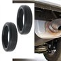 VGOL Lot de 4 Supports d'échappement pour Silencieux de Voiture en Caoutchouc EPDM Diamètre Extérieur de 70 Mm Diamètre Intérieu