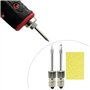 Iegefirm Pointes de Soudure TêTe de Fer à Souder USB Pointes de Fer à Souder de Remplacement TêTe de Soudage pour Interface E10 