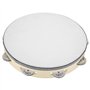 Wanjorlay Tambourin 10 Pouces Hand Drum Bell Tambourin Jingles Percussion Musical Educational Instrument For Adults