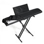 Tagtight Housse Anti-PoussièRe pour Clavier de Piano pour 88 Touches, avec Housse pour Support de Partitions, Housse pour Piano 