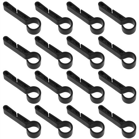 eMagTech 30pcs Clip de Casque pour Phares Crochets de Montage de Phare pour Casque à Bords étroits Divers Phares pour la Constru