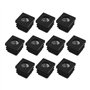 eMagTech 10 Pièces 20x20mm M8 Roulettes Réglables Carrées écrous Bouchons de Tuyau Embouts de Tuyau en Plastique pour Chaises de