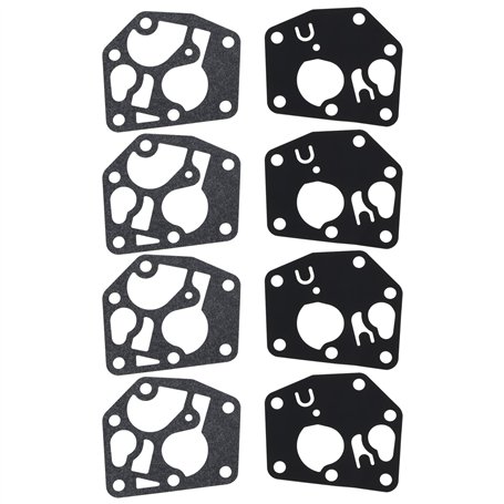 eMagTech Lot de 4 joints de diaphragme de carburateur pour tondeuse à gazon compatible avec Briggs & Stratton moteur 450 500 550