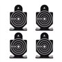 IMCCZONY 4 Pièces IPSC Sports de Compétition Mini Alliage Forme Humaine Cibles Durables Facile à Installer Facile à Utiliser