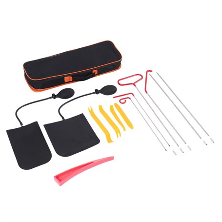 Tagtight Kit D'Outils de DéVerrouillage de Porte de Voiture Ouverte Verrouiller Les Cales d'urgence