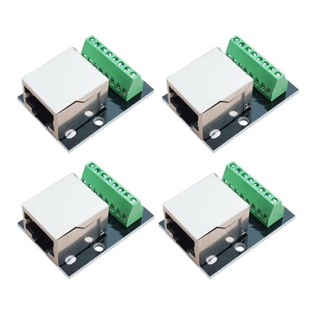 YEHEI Carte de Dérivation de Connecteur de Prise Ethernet RJ45 4 Pièces