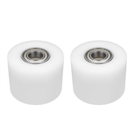 ECSiNG Lot de 2 Rouleaux de Transpalette 80 X 60 en Polyamide Et Nylon Compatibles avec Les Roues de Transpalette avec Roulement
