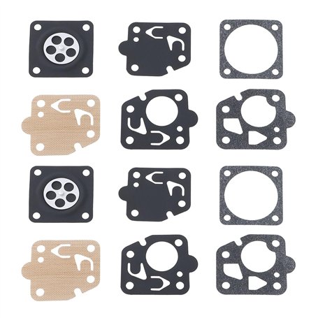 ECSiNG 2 Kits de Réparation de Joint de Diaphragme de Carburateur Compatible avec Kawasaki TG18 TG20 TG24 TG28 TF22 33