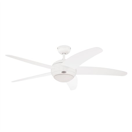 72140 Ventilateur de plafond d'intérieur à cinq pales et une lampe Bendan de 132 cm