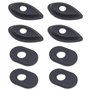 eMagTech 8pcs Entretoises d'adaptateur de Clignotant de Moto Avant Arrière Noir Compatible avec Honda MSX125 MSX125SF CBR600RR C