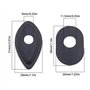 eMagTech 8pcs Entretoises d'adaptateur de Clignotant de Moto Avant Arrière Noir Compatible avec Honda MSX125 MSX125SF CBR600RR C