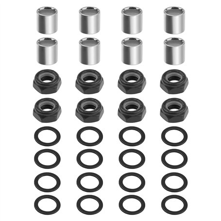 eMagTech Planche à roulettes de Vitesse Kit Standard de Planche à roulettes Rondelles Spacers Écrous pour Palier Réparation Reco