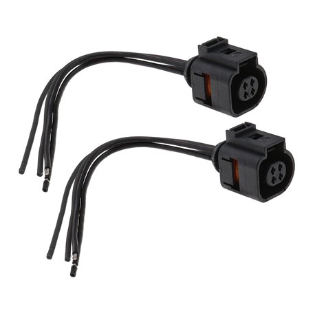ECSiNG 2X 4 Broche de Liquide de Refroidissement Capteur de Température 4B0973712 Compatible avec VW Passat B5 Bora Jetta Golf 5