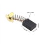 ECSiNG Lot de 2 paires de balais de charbon pour agitateur d'arrêt automatique 6 x 11 x 15 mm compatibles avec mélangeur à cimen