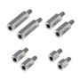 ECSiNG 8pcs Entretoises Hexagonales à Tête Simple Filetage Mâle à Femelle 10mm 15mm 20mm 30mm M6xM6 pour PCB Attaches Accessoire