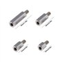 ECSiNG 8pcs Entretoises Hexagonales à Tête Simple Filetage Mâle à Femelle 10mm 15mm 20mm 30mm M6xM6 pour PCB Attaches Accessoire