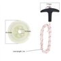 ECSiNG Lot de 7pcs Ressorts de Poulie de Démarreur à Rappel 1123 195 0400/0000 958 0923 Compatible avec Stihl FC55 FS38 FS45 FS5