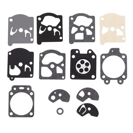 ECSiNG Lot de 13pcs Diaphragme de Carburateur pour Tronçonneuse Kits de Réparation D10-WAT Compatible avec Dolmar Compatible ave