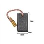ECSiNG 2 Paires de Balais de Charbon Compatible avec Bosch GWS 17-125 CIE Accessoires pour Outils Électriques avec Fonction d'ar