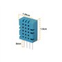 ECSiNG 5pcs Capteurs D-HT11 16x12.6x6mm Capteur d'humidité de Température D-HT11 pour Microcontrôleurs 5V 3.3V Compatible avec A