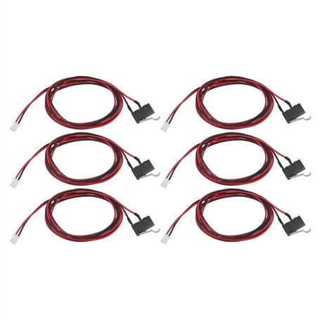 ECSiNG 6pcs Micro Interrupteurs de Fin de Course Momentané Micro Interrupteur de Fin de Course à Action Instantanée Micro Interr
