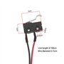 ECSiNG 6pcs Micro Interrupteurs de Fin de Course Momentané Micro Interrupteur de Fin de Course à Action Instantanée Micro Interr