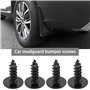 LT Easiyl 20 Pièces 24mm X 6mm Autotaraudeuses Croisées Pare-Chocs M6 Fixes Vis Garde-Boue de Carrosserie Voiture Fixation à Riv