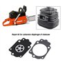 SG Store 1 Jeu Carburateur Kit de Réparation de carburateur Diaphragme de Joint Compatible avec Dolmar 112 113 114 Tronçonneuse 