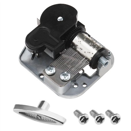 SG Store 1 boîte à musique mécanisme d'ascenseur - Accessoires de pièces musicales - Vis à clé - Mécanisme de remontage en allia