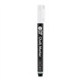 SECURIT Chalkstar Lot de 2 marqueurs à craie liquide blanche pour tableau noir, tableau à magnésie, fenêtre ou verre - Pointe ro