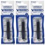 PILOT Lot de 3 Recharges pour V BOARD MASTER S bleu