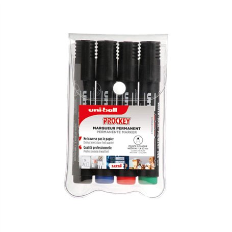 Uni Ball - Uni Mitsubishi Pencil - Marqueur Permanent Inodore Uni Prockey PM122 - Multisupport