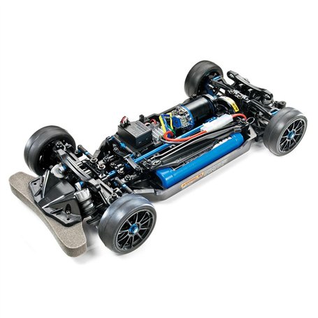 Tamiya 47326: 10 Rc Tt-02R Kit de Réparation Télécommandé pour Voiture/Véhicule Miniature à Construire Chassis