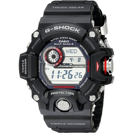 Casio Montre Homme Digitale Énergie Solaire avec Bracelet en Résine – GW-9400-1ER