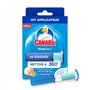 Canard WC Fresh Disc Fraîcheur Marine - Bloc WC Sans Cage Nettoyant - Nettoie à 360° - Nouvel Emballage 100% Carton - 1 Applicat