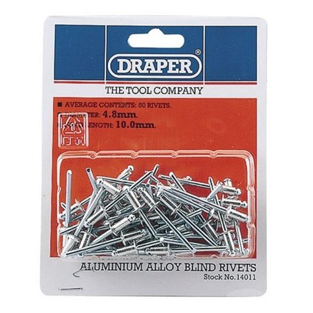 Draper Lot de 50 rivets aveugles 14011