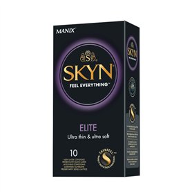 SKYN Elite : Lot de 10 Préservatifs Sans Latex SKYNFEEL pour Homme | Taille Standard